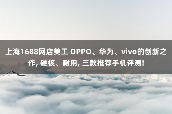 上海1688网店美工 OPPO、华为、vivo的创新之作, 硬核、耐用, 三款推荐手机评测!